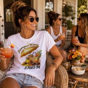 T-shirt En Tri-matière L'été c'est le temps du porche