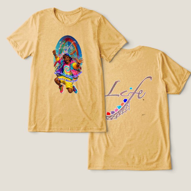 T-shirt En Tri-matière Let's Have Fun! (Design Recto & Verso)