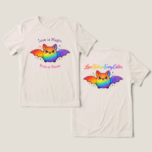 T-shirt En Tri-matière 🦇🌈LGBT Halloween Amour est Magique. Fierté est P