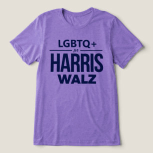T-shirt En Tri-matière LGBTQ+ pour Harris Walz