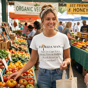 T-shirt En Tri-matière L'homme de Floride satirique femmes de la plage du