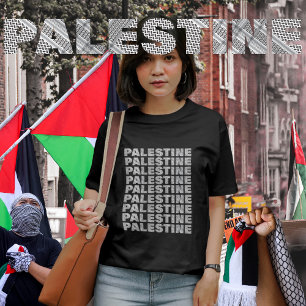 T-shirt En Tri-matière Libérez La Palestine Dans Le Design De L'Écharpe P