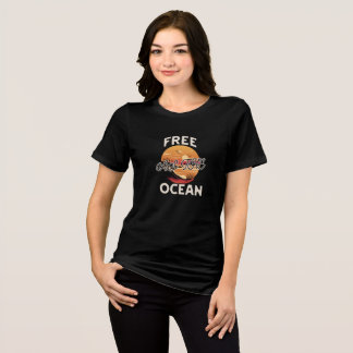 T-shirt En Tri-matière Libre Comme L'Océan - Liberté Côtière Esthétique