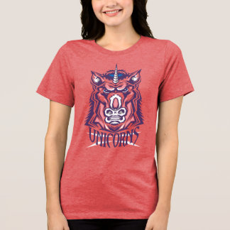 T-SHIRT EN TRI-MATIÈRE LICORNES