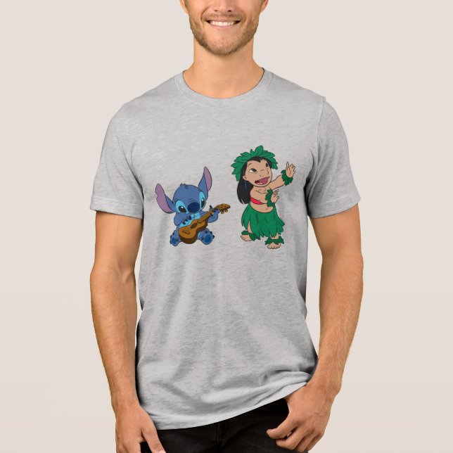 T-shirt En Tri-matière Lilo & Stitch (Recto)