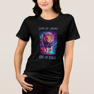 T-shirt En Tri-matière Lion de Juda Foi Jésus Don chrétien