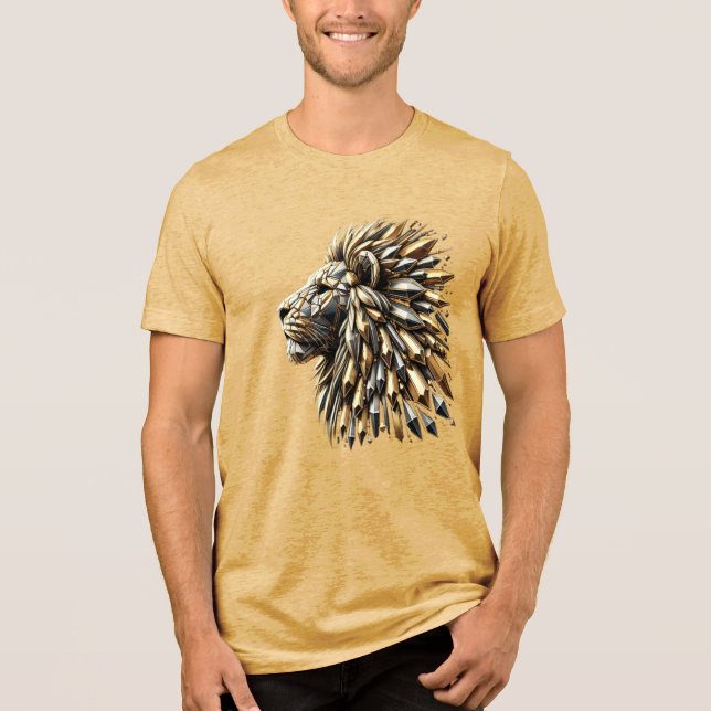 T-shirt En Tri-matière Lion Majestic - Design original et intemporel (Recto)