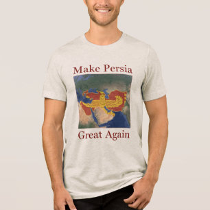 T-shirt En Tri-matière L'Iran de Norouz Perse Rendre sa grandeur à la Per