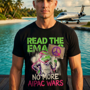 T-shirt En Tri-matière Lire Les Emails Anti Guerre Iran Paix