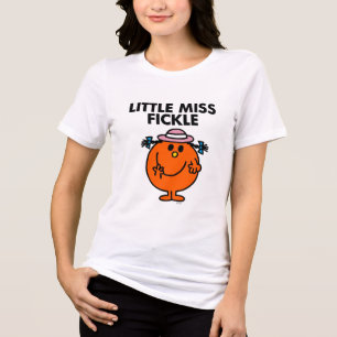 T-shirt En Tri-matière Little Miss Fickle Lettres noires
