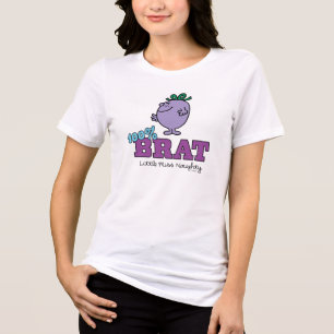T-shirt En Tri-matière Little Miss Naughty 100% Brat