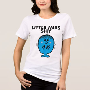 T-shirt En Tri-matière Little Miss Shy Lettres noires