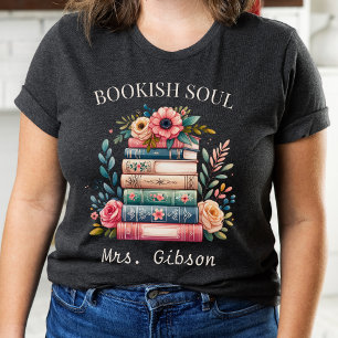 T-shirt En Tri-matière Livre personnalisé Soul livre Lover livre cadeau v