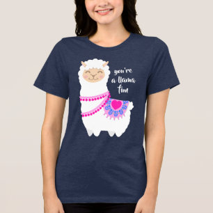 T-shirt En Tri-matière Llama jeu de mots Saint-Valentin
