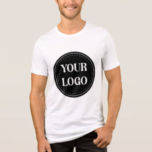 T-shirt En Tri-matière Logo de code QR noir élégant, minimaliste et élanc