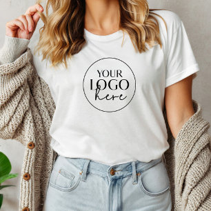 T-shirt En Tri-matière Logo d'entreprise simple et chic