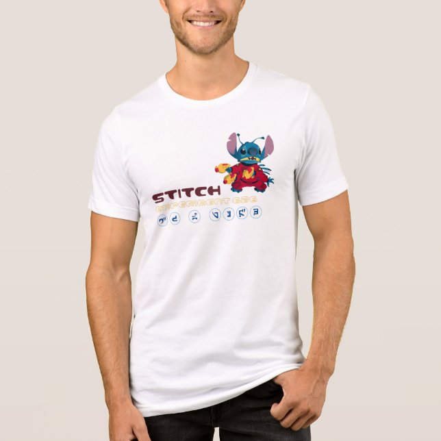 T-shirt En Tri-matière Logo Lilo & Stitch Stitch (Recto)