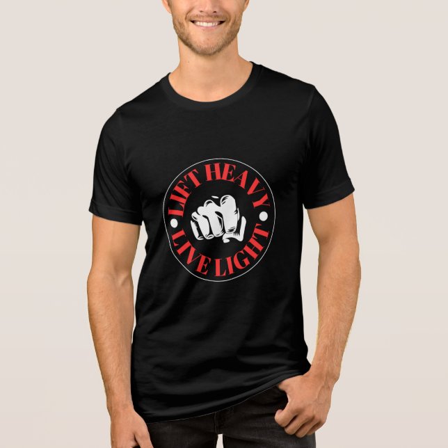 T-shirt En Tri-matière Logo Lourd Lift Live Light (Recto)
