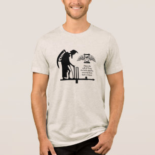 T-shirt En Tri-matière Loi sur le cricket 16(3) Ancien Père Chemise Time
