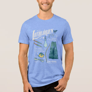 T-shirt En Tri-matière LOTHLORIEN™ Collage Aquarelle Graphique