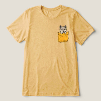 T-shirt En Tri-matière Loup Dans La Poche