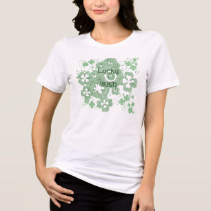 T-shirt En Tri-matière Lucky Four Leaf Clover - Lucky Irish