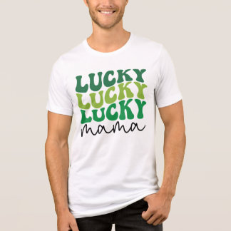 T-shirt En Tri-matière Lucky Mama Rétro Saint-Patrick