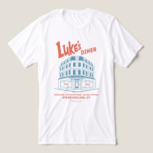 T-shirt En Tri-matière Luke's Diner Stars Hollow Design (Design Recto)
