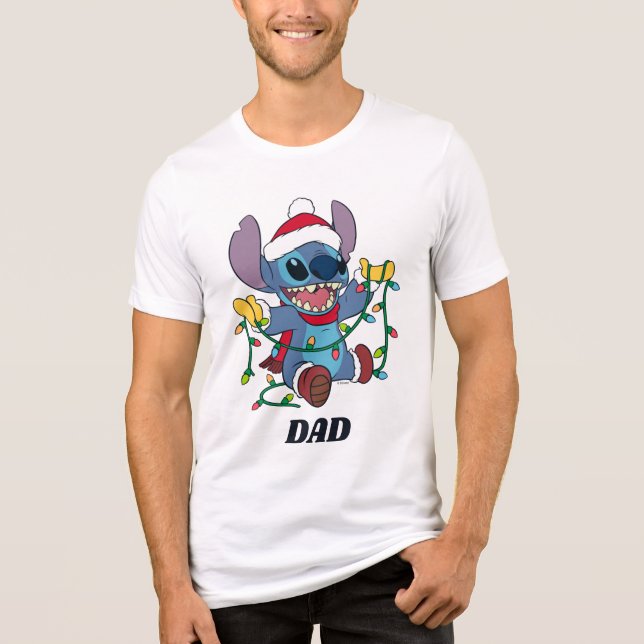 T-shirt En Tri-matière Lumières de Noël (Recto)