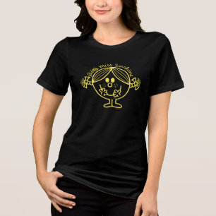 T-shirt En Tri-matière Lumineuse Petite Mlle Sunshine Jaune