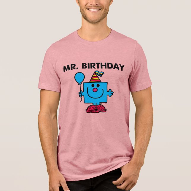 T-shirt En Tri-matière M. Anniversaire | Joyeux ballon d'anniversaire (Recto)