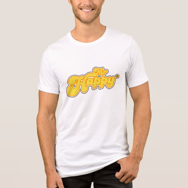 T-shirt En Tri-matière M. minuscule et riant Happy (Recto)