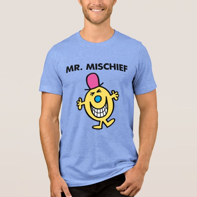 T-shirt En Tri-matière M. Mischief | Sourire avec joie (Recto)