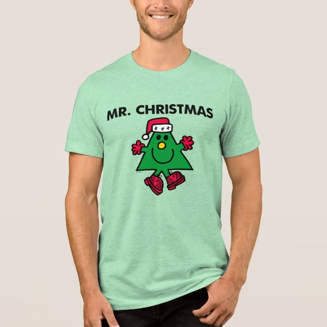 T-shirt En Tri-matière M. Noël | Casquette et gants festifs (Recto)
