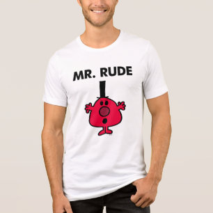 T-shirt En Tri-matière M. Rude   Colère à visage rouge