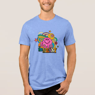 T-shirt En Tri-matière M. Sale Tourbillons et Étoiles Colorés