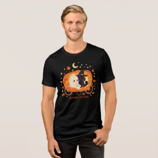 T-shirt En Tri-matière Ma chemise de Halloween mignonne avec mon petit or