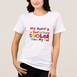 T-shirt En Tri-matière Ma tante est vraiment Glacière que mon père
