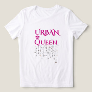 T-SHIRT EN TRI-MATIÈRE MAGENTA DIAMANT RARE IMPRESSION FEMME TRI-MÉLANGE
