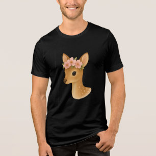 T-shirt En Tri-matière Magie Douce Cerf 