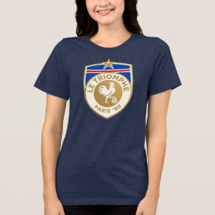T-shirt En Tri-matière Maillot Rétro France Coupe du Monde 1998