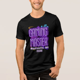 T-shirt En Tri-matière Maître de jeu personnalisé pour Gamer Nom de la da