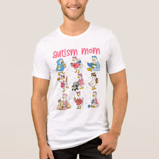 T-shirt En Tri-matière Maman Autisme Oie Folle