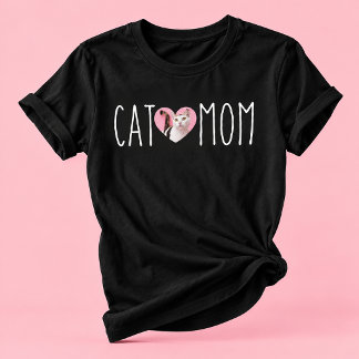 T-shirt En Tri-matière Maman de chat Amoureux de chat Photo personnalisée