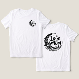 T-shirt En Tri-matière Maman Lune Amour