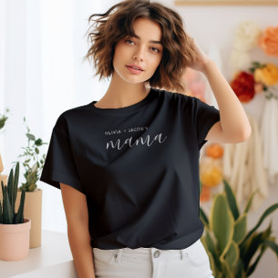 T-shirt En Tri-matière Maman   Modern Mom Kids Noms de la fête des mères