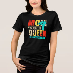 T-shirt En Tri-matière Maman Tu Es La Reine