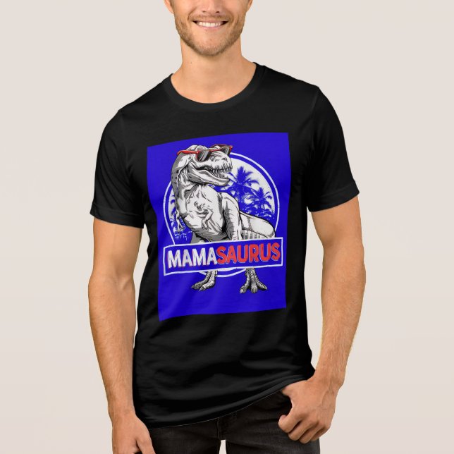 T-shirt En Tri-matière Mamasaurus  (Recto)