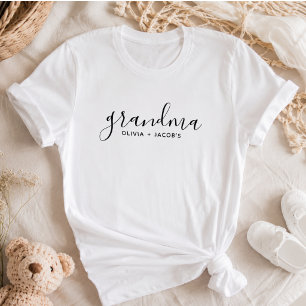 T-shirt En Tri-matière Mamie Noms des enfants de maman moderne pour la f