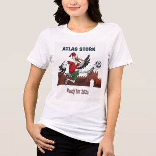 T-shirt En Tri-matière Marabout du Maroc Football 2026 Mascotte Sportive